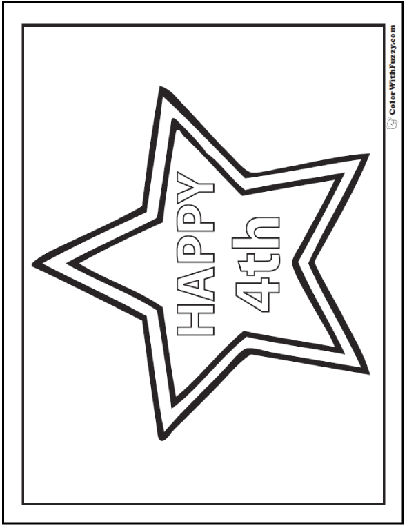 Fourth of july coloring pages â patriotic coloring pages