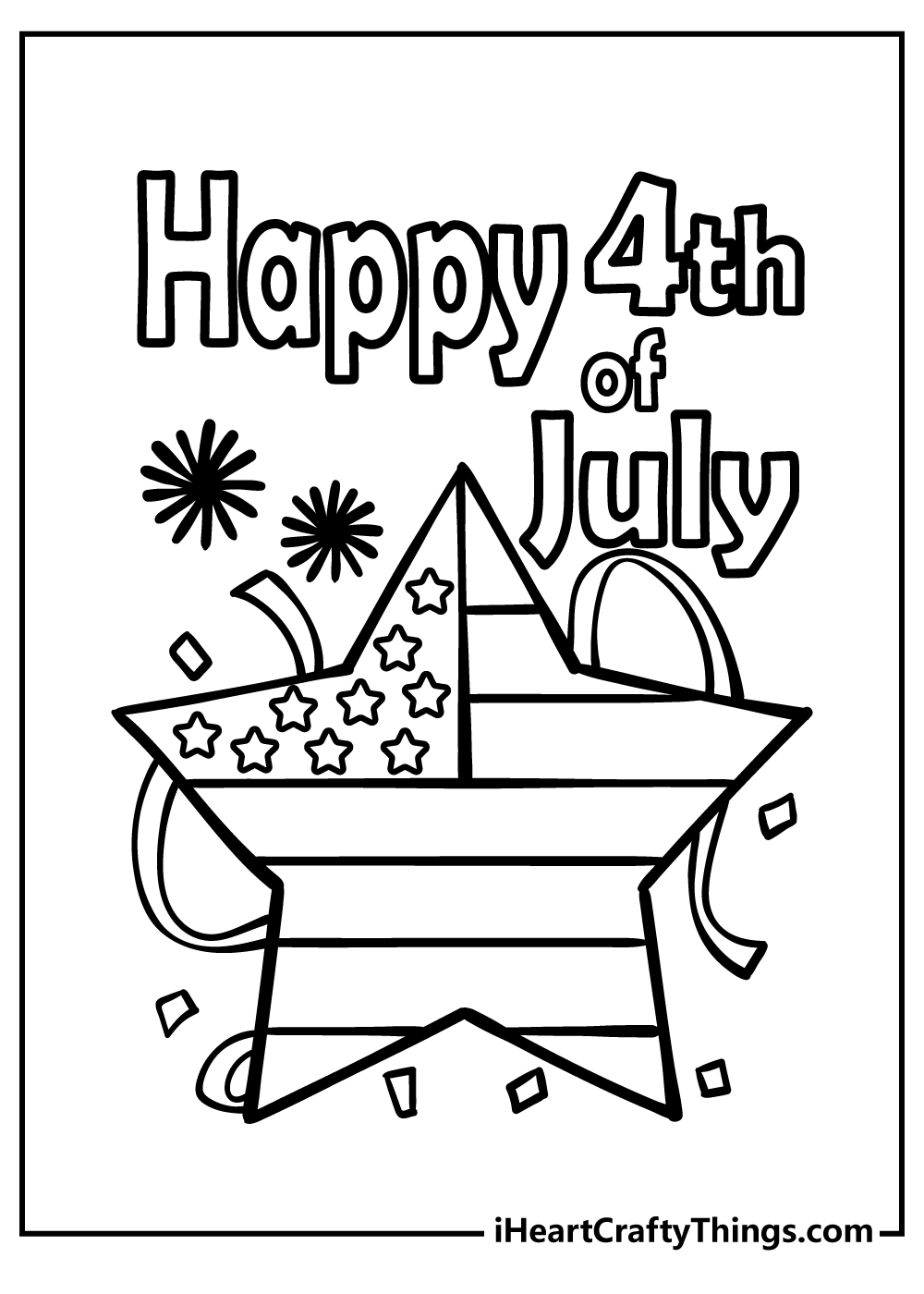 Th of july coloring pages free printables