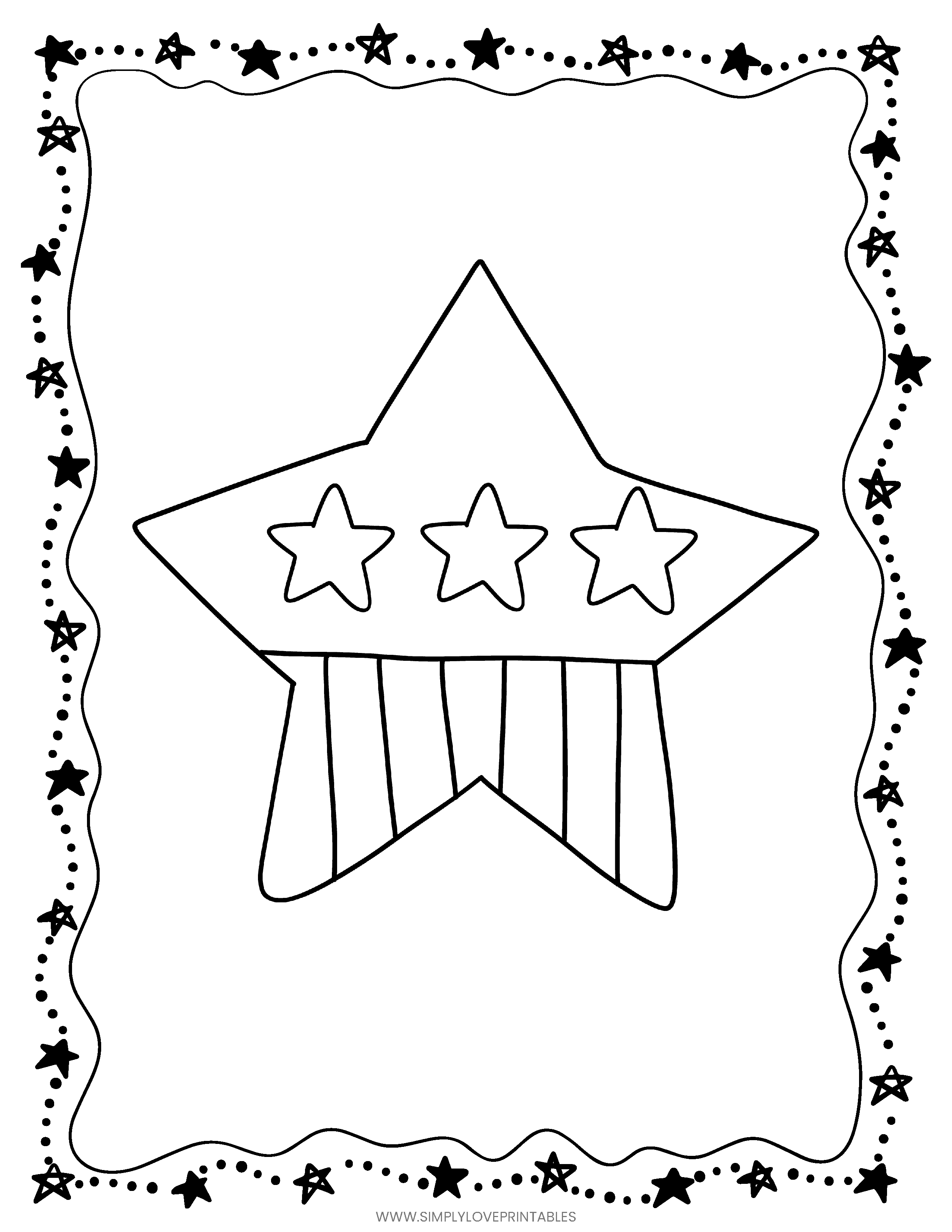 Free fourth of july coloring pages simply love printables