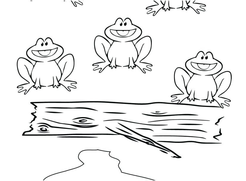 Frog coloring pages pdf printable