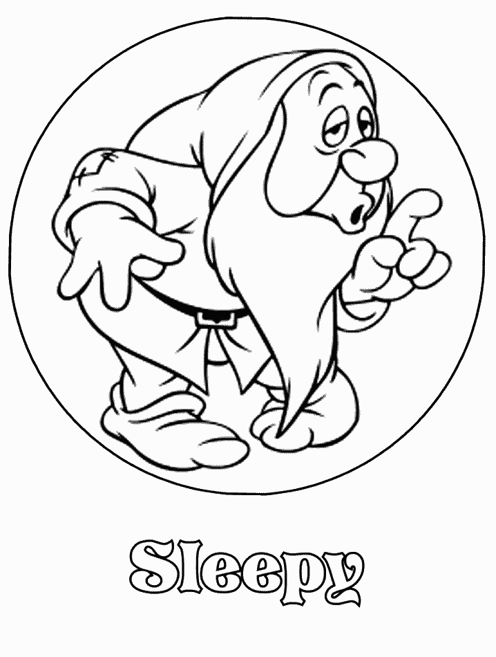 Coloring page snow white and the seven dwarfs animation movies â printable coloring pages