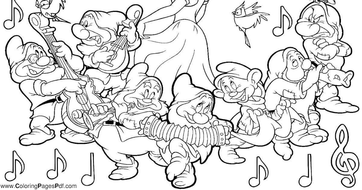 Snow white free printable coloring pages rcoloringpagespdf