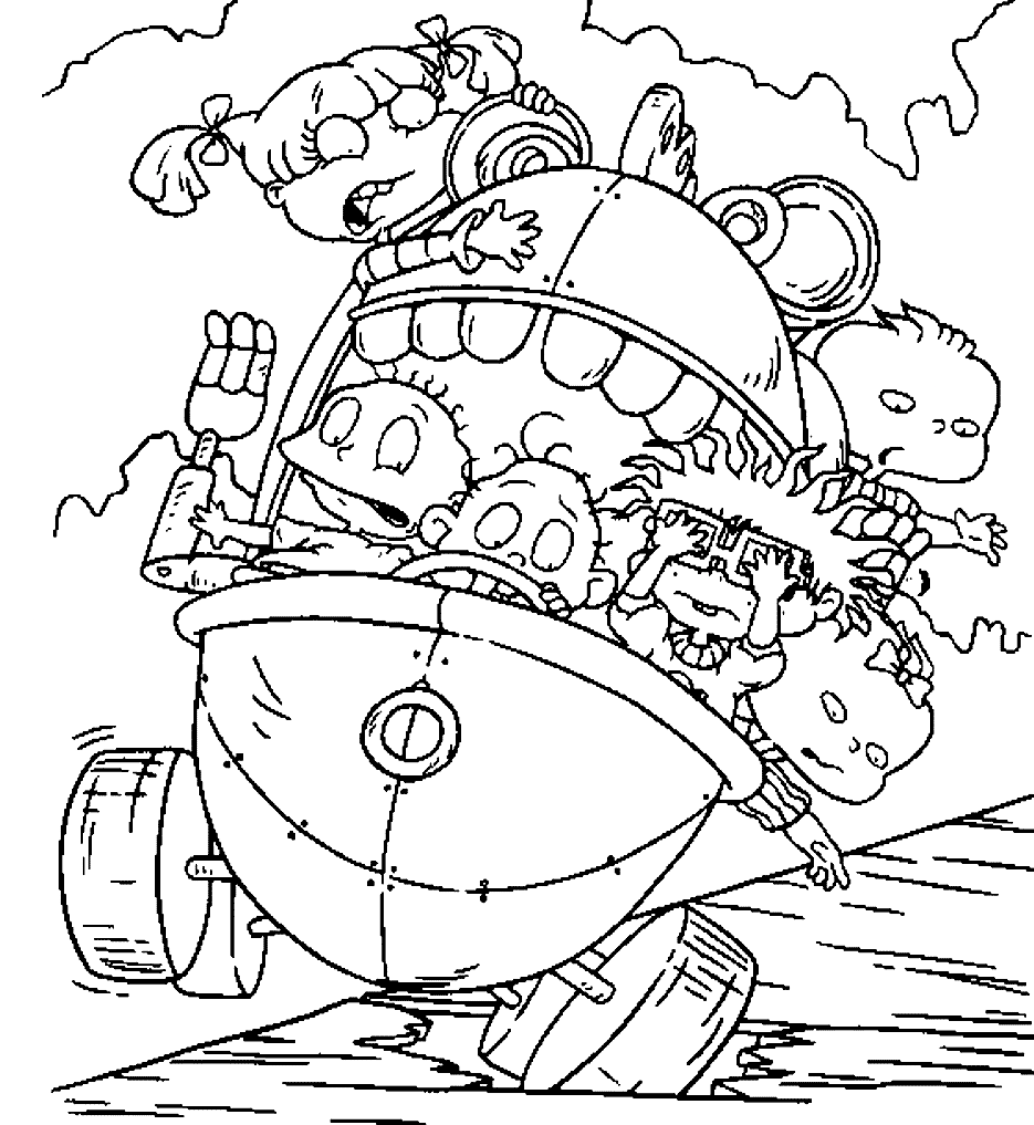 Rugrats coloring pages printable for free download