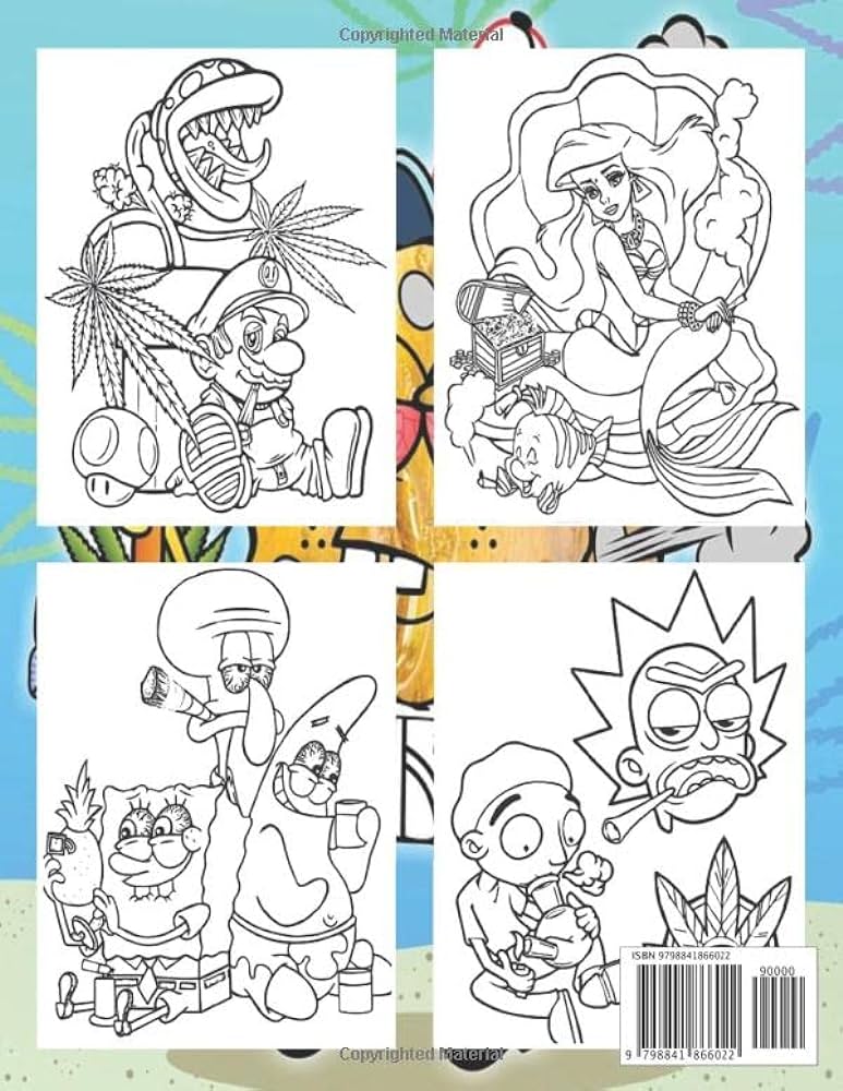 S rtoon stoner coloring book stoner coloring book with beautiful and high