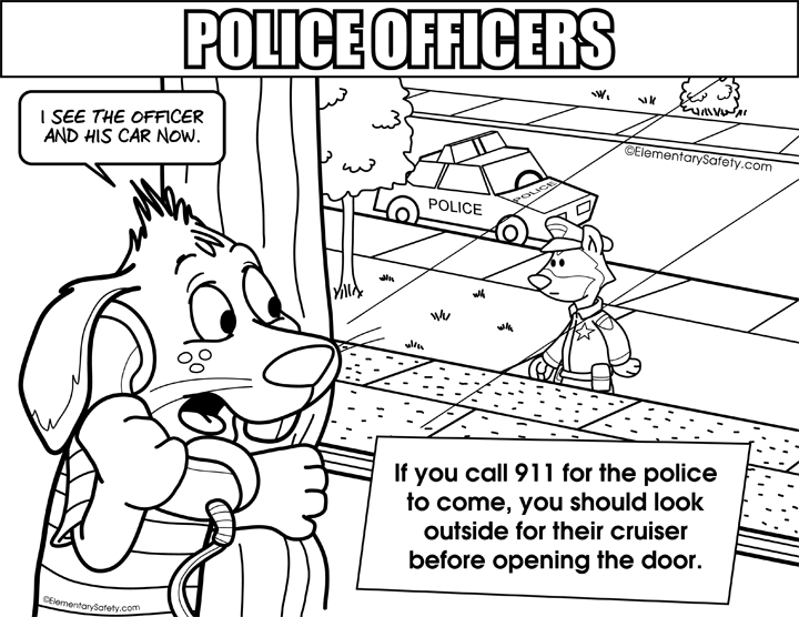 Calling â coloring police officers