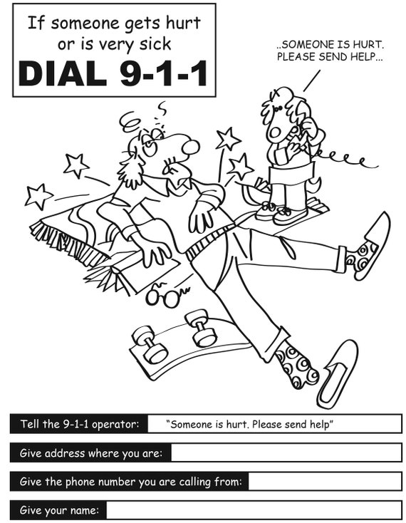 Kids coloring activity book emergency activity coloring pages pdf downloads download now