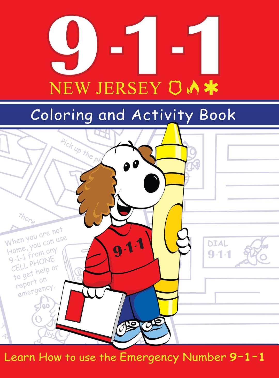 Kids coloring activity book emergency activity coloring pages pdf downloads download now