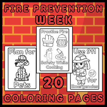 Fire safety coloring pagesfun fire prevention week firefighter coloring sheets