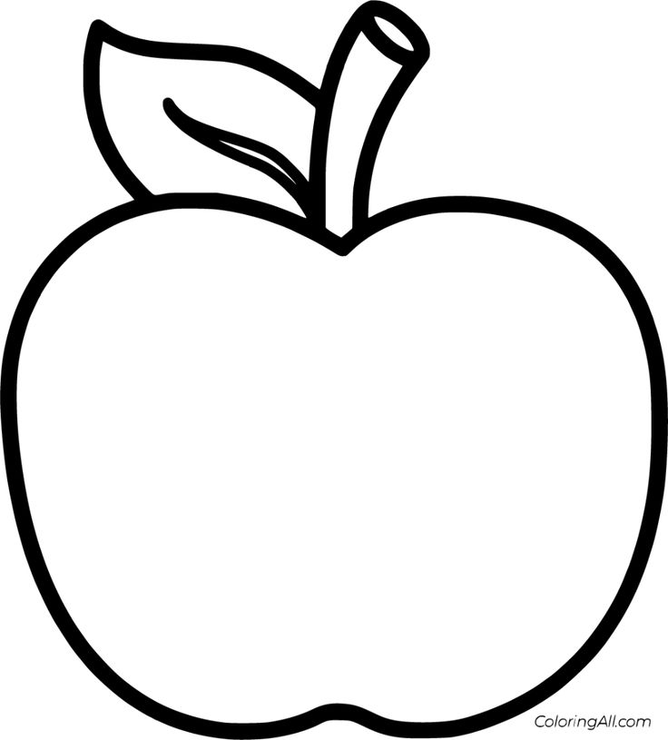 Free printable apple coloring pages in vector format easy to print from any device and automaticalâ apple coloring pages apple coloring fruit coloring pages
