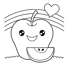 Top apple coloring pages for your little ones