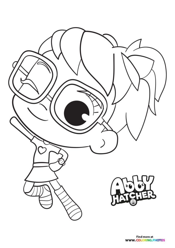 Abby hatcher jumping cartoon coloring pages coloring pages coloring pages to print