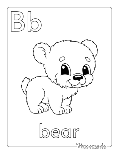 Free printable alphabet coloring pages for kids