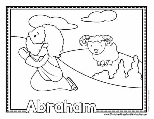 Abraham bible printables