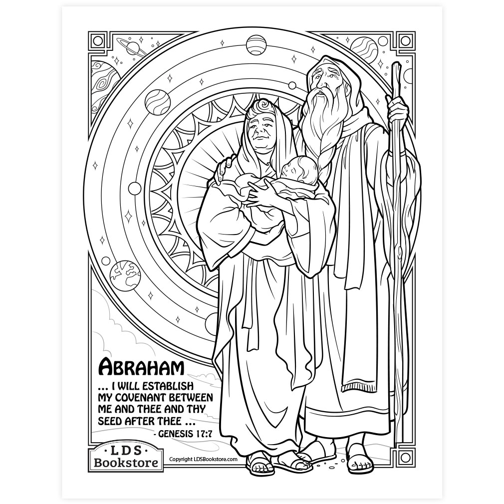 The abrahamic covenant coloring page