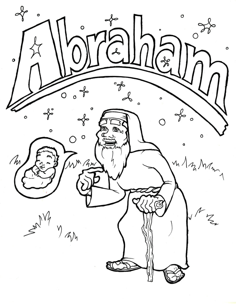 Abraham coloring page