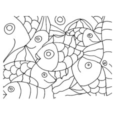 Abstract coloring pages