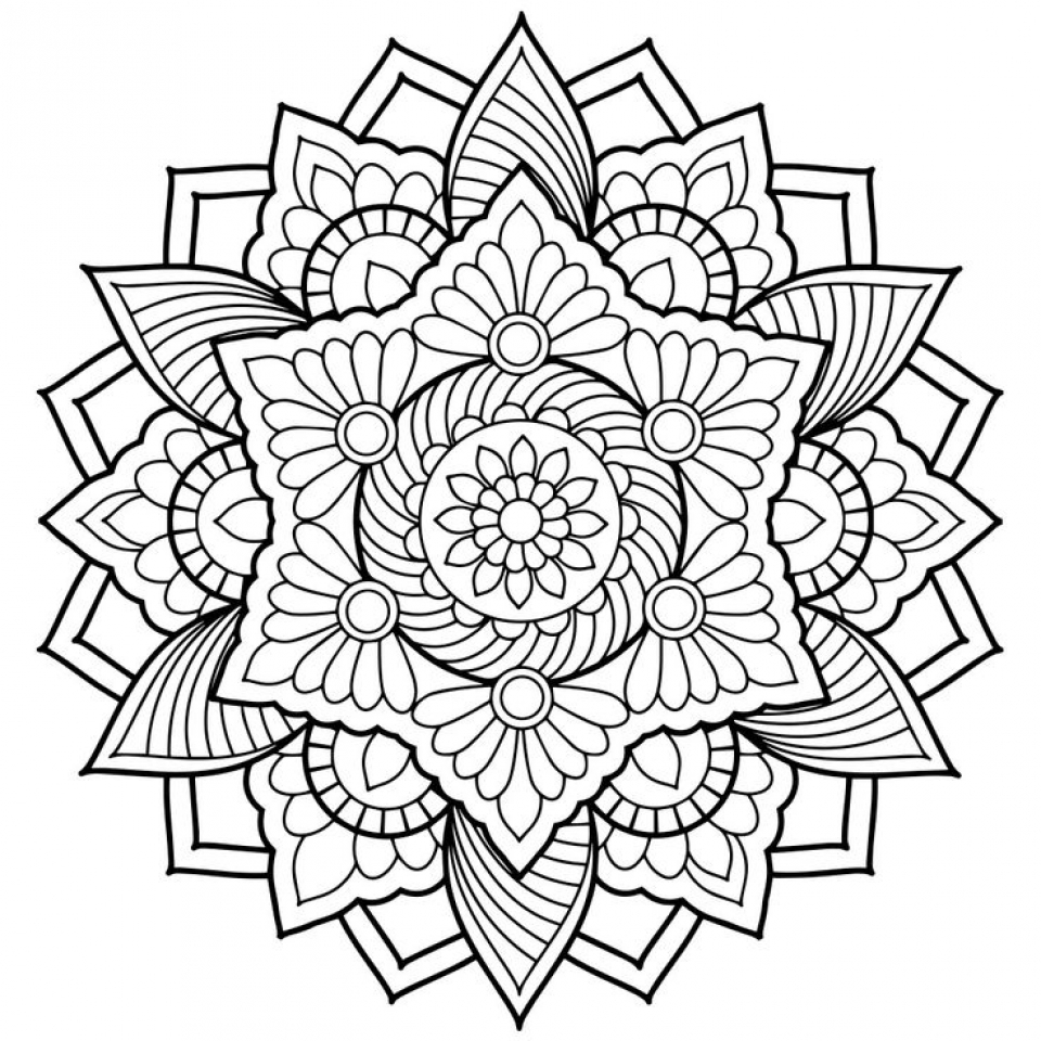 Coloring pages printable abstract coloring pages