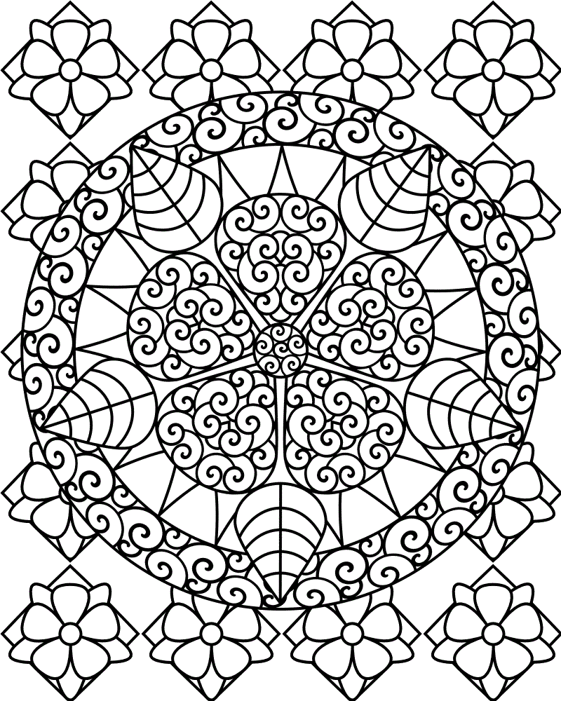 Free printable abstract coloring pages for kids abstract coloring pages mandala coloring pages flower coloring pages