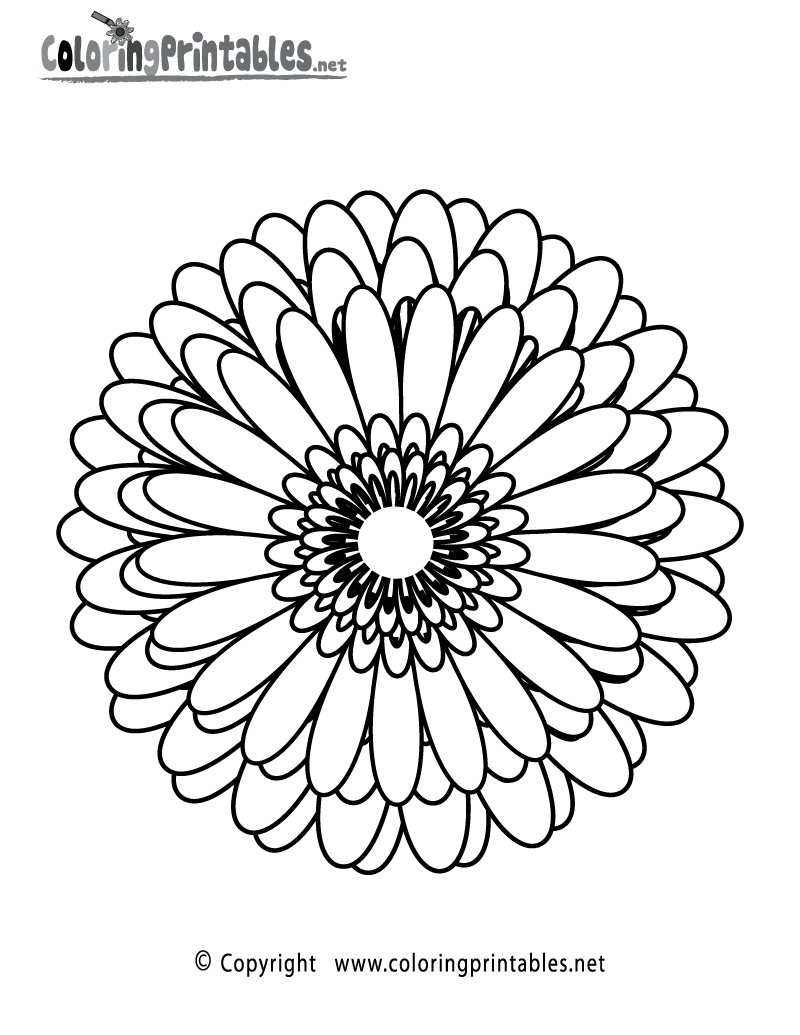 Free printable abstract coloring page