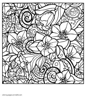 Free printable adult coloring pages abstract