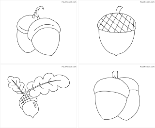 Free printable acorn coloring pages for kids â