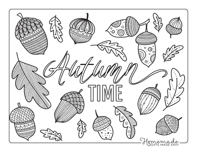 Free printable autumn fall coloring pages