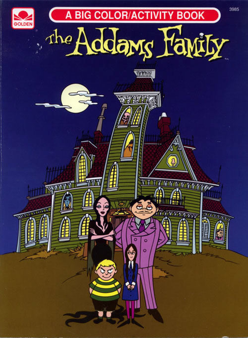 Addams family the coloring book coloring books at retro reprints