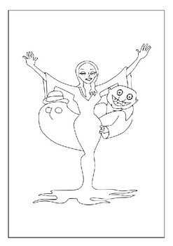 Printable addams family coloring pages a fun and relaxing activity for all ages