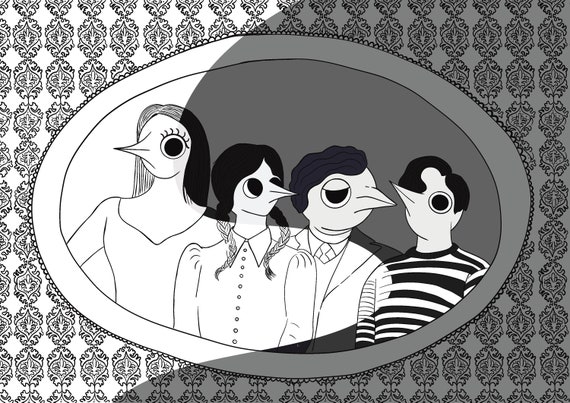 Wednesday digital printable coloring page pdf jpg png the addams family for kids and adults with an authors reinterpretation