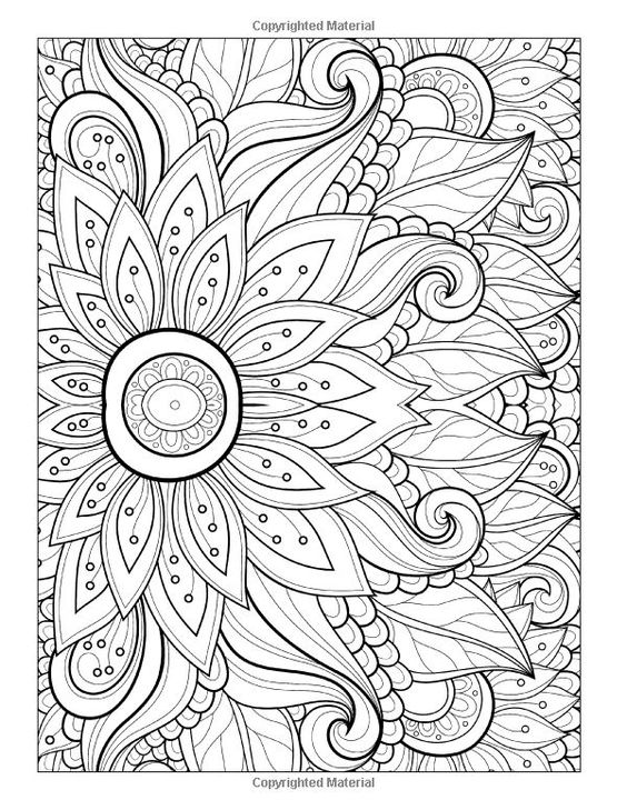 Free printable abstract coloring pages for adults