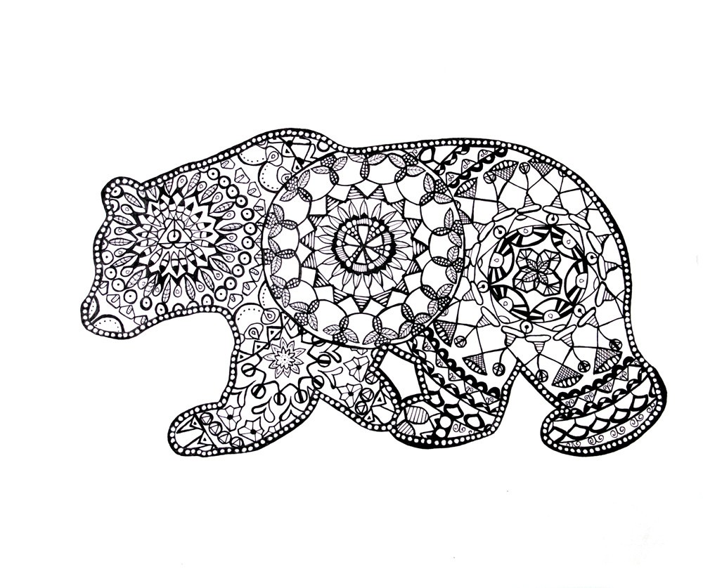 Adult coloring pages animals