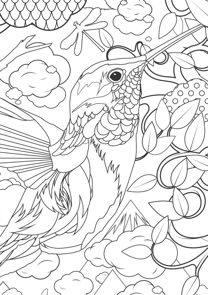 Adult coloring pages animals