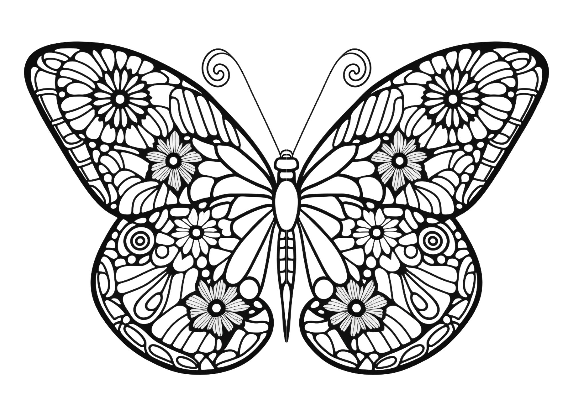 Free printable animal coloring pages for adults relax unwind and color