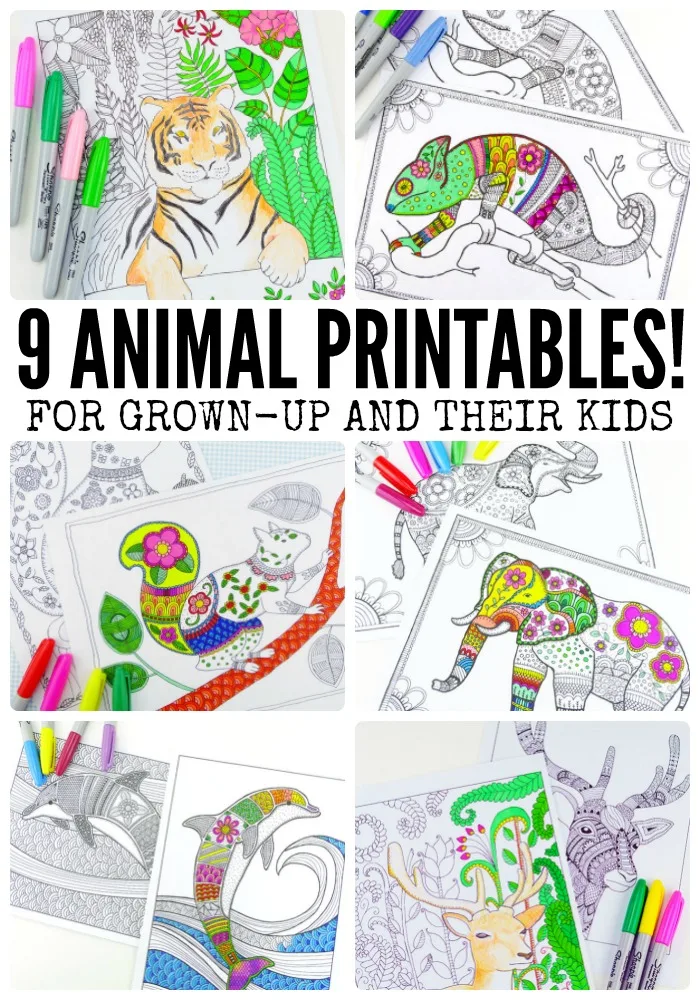 Animal printables