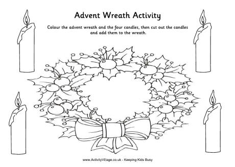 Free printables and coloring pages for advent