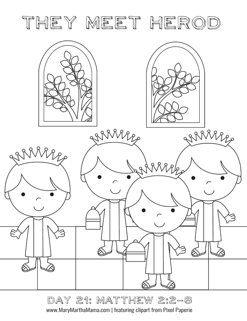 Advent coloring pages free printable pages for kids â mary martha mama