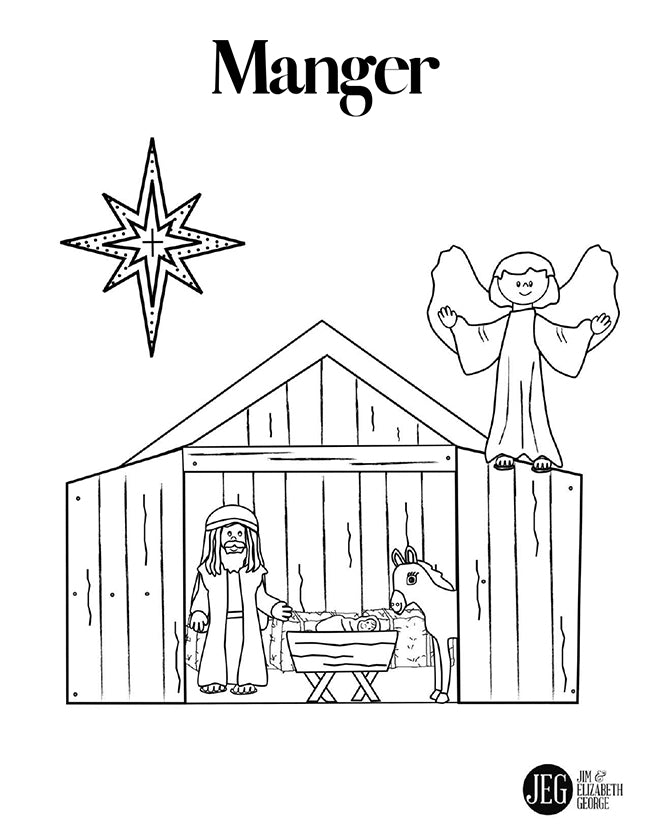 Advent coloring sheets printable