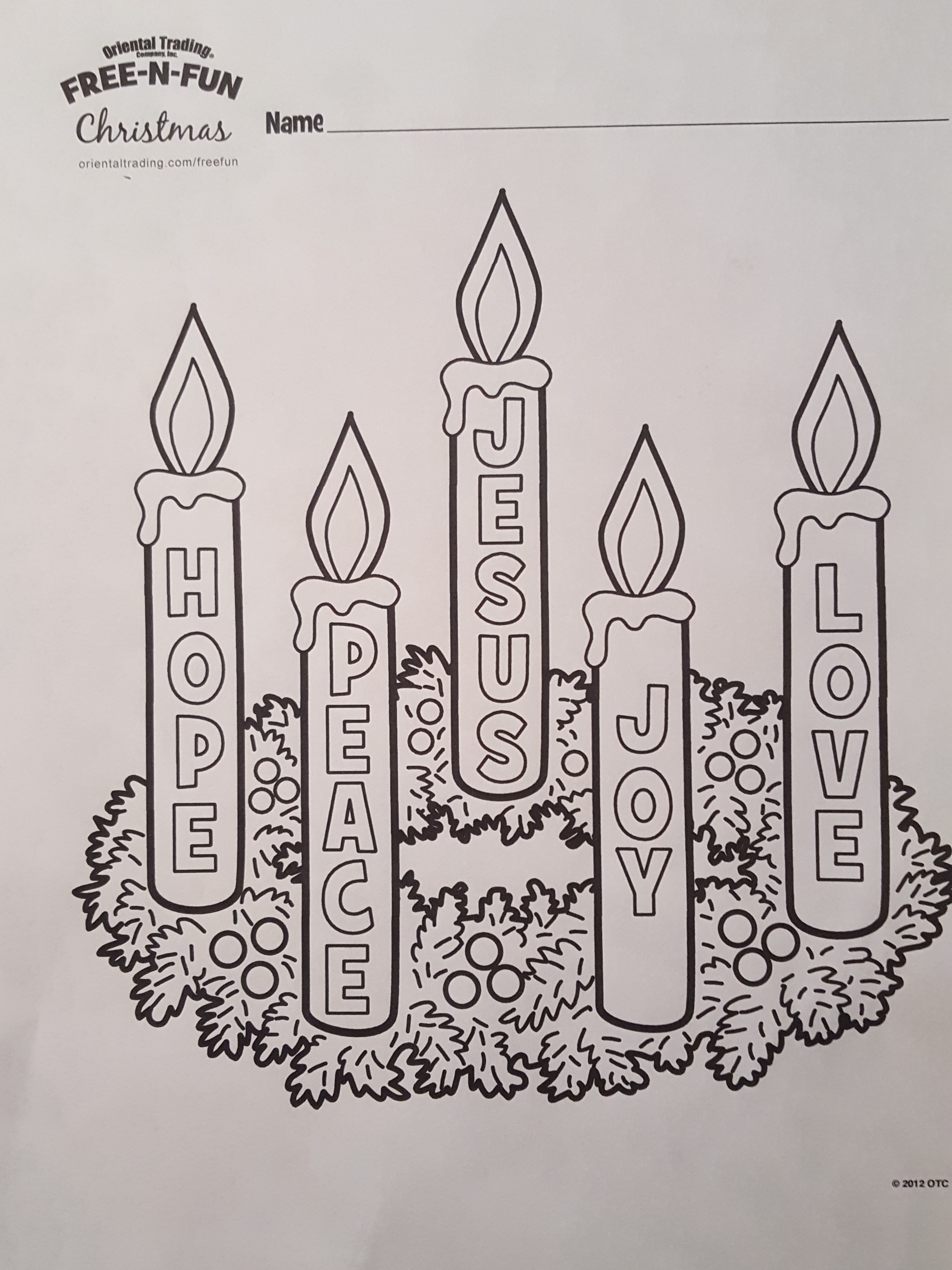 Thanksgiving and advent coloring â