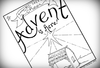 Free printable advent coloring book