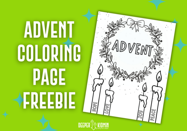 Advent coloring page freebie â deeper kidmin