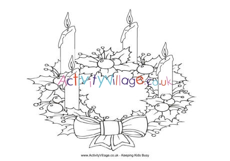 Advent wreath loring page