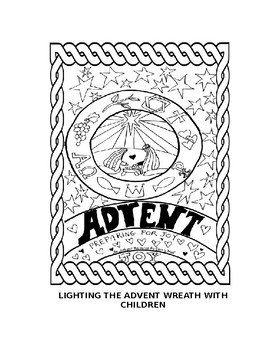 Advent wreath and coloring pages by stem n more tpt