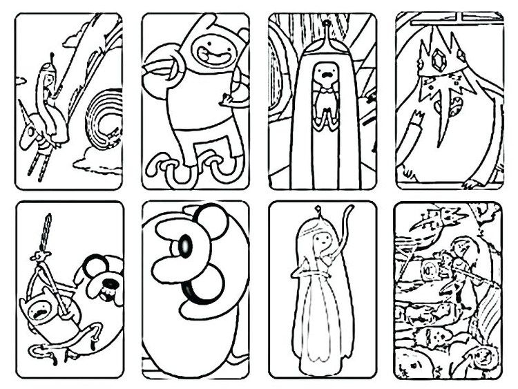 Adventure time coloring pages printable pdf