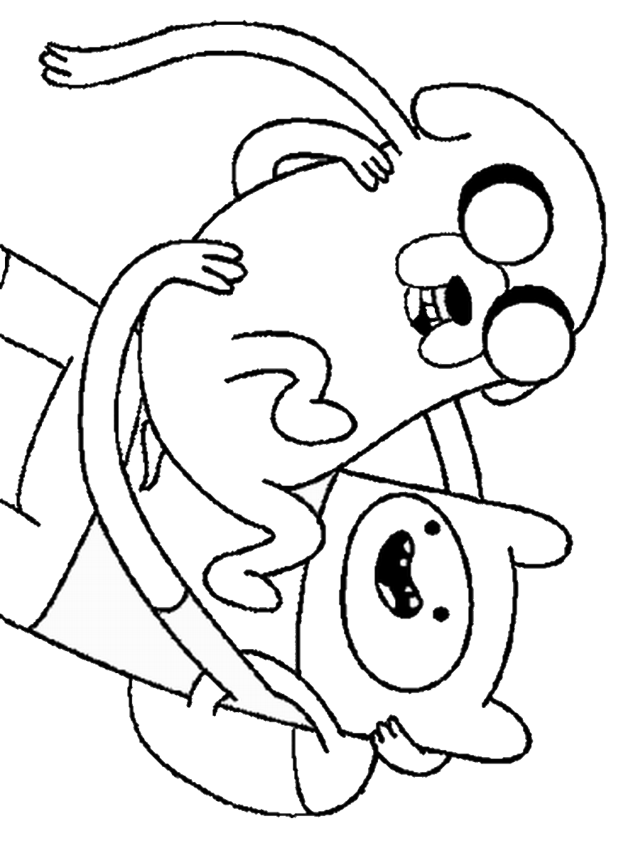 Adventure time coloring pages â birthday printable