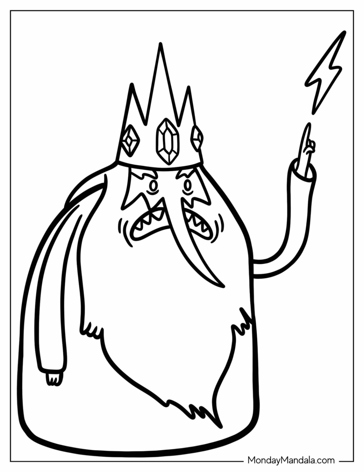 Adventure time coloring pages free pdf printables