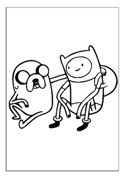 Printable adventure time coloring pages where coloring sparks imagination