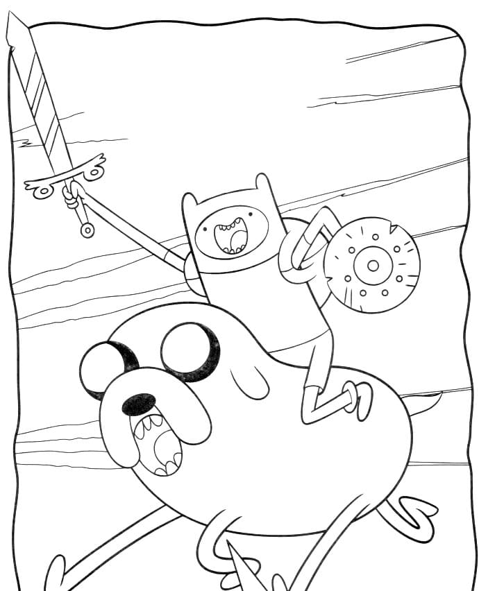 Adventure time coloring pages printable coloring pages