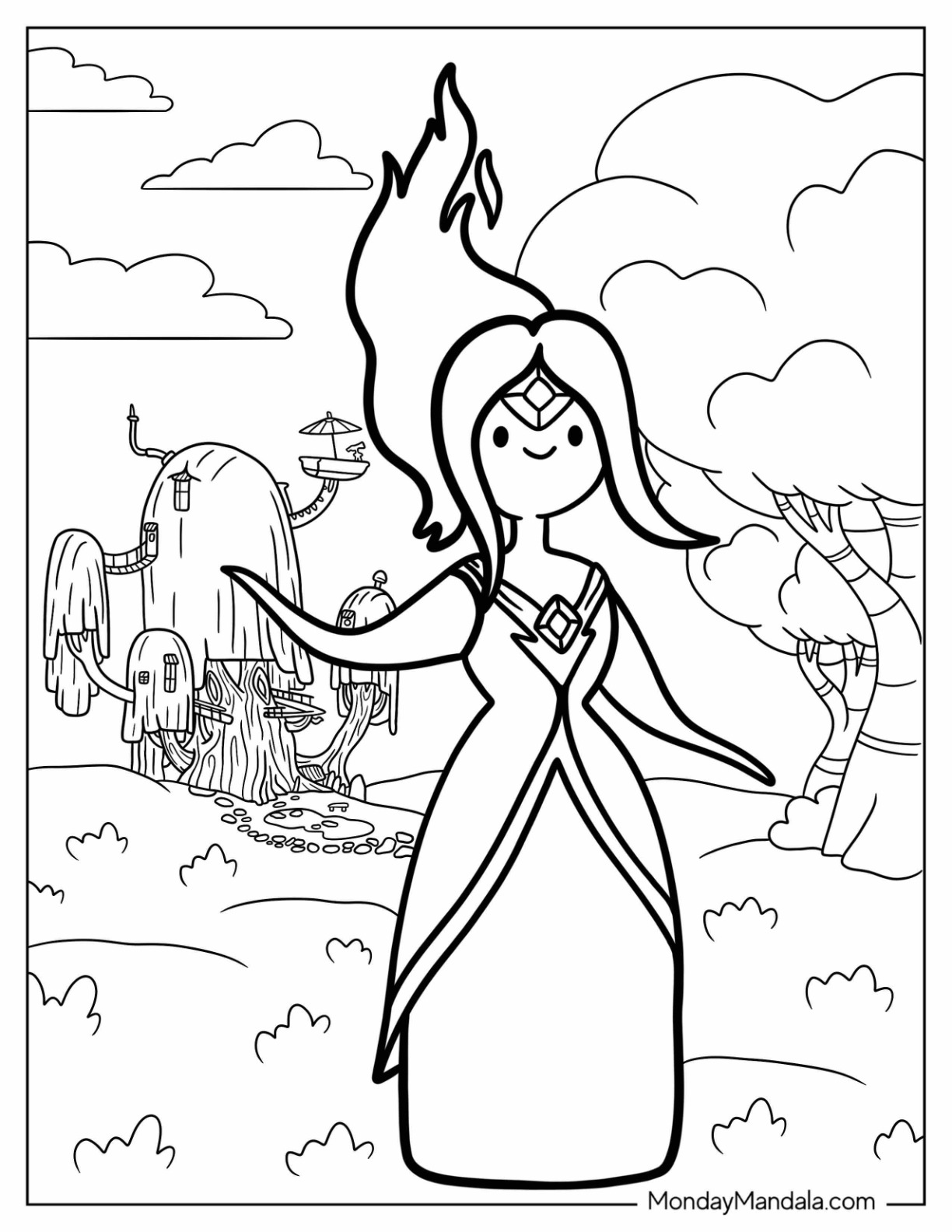 Adventure time coloring pages free pdf printables