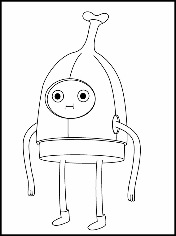 Coloring game adventure time