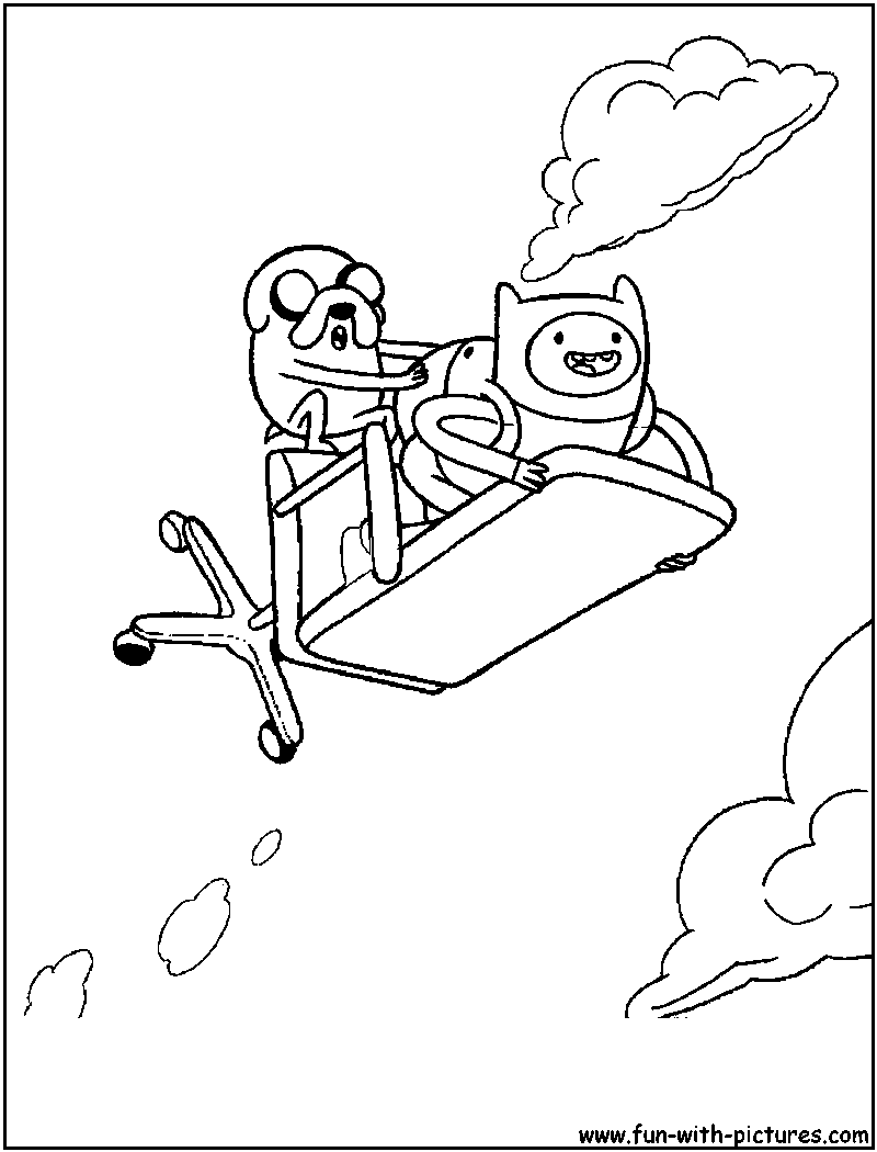 Adventure time coloring pages